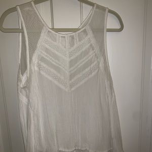 White free people tank
